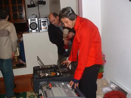 dj red@ on the mix